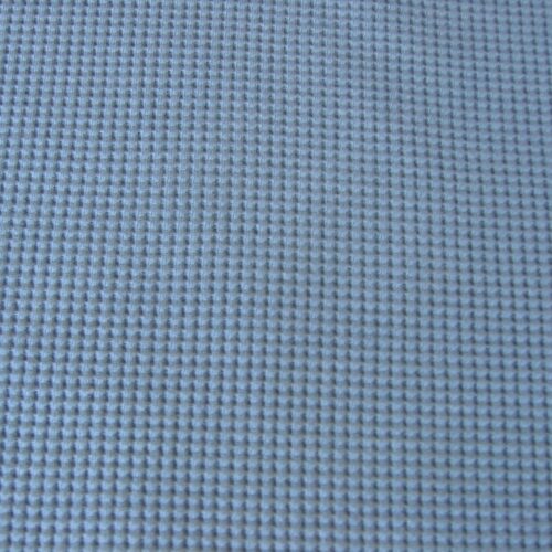 Waffeljersey Uni petrolblau