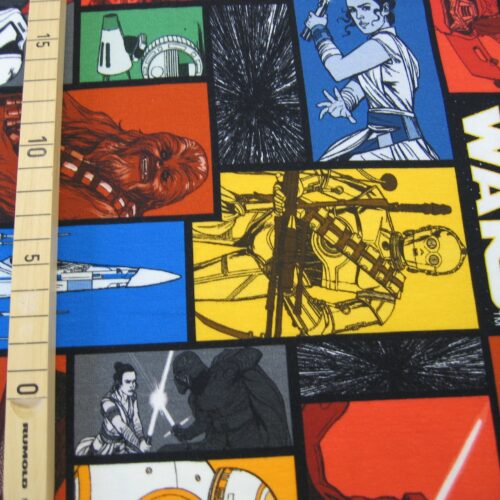Jersey Lizenzstoff "Star Wars Comic Look"