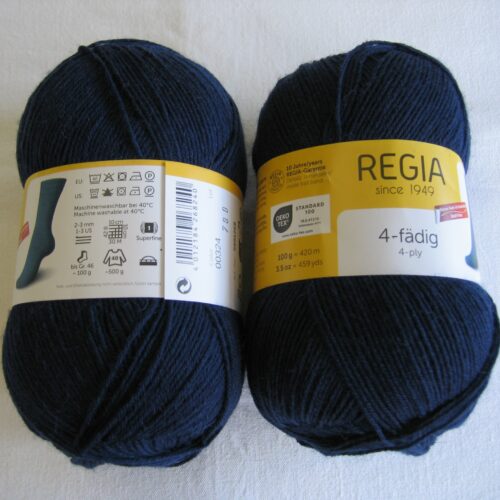 Regia 100g 4-fädig dunkelblau 0324