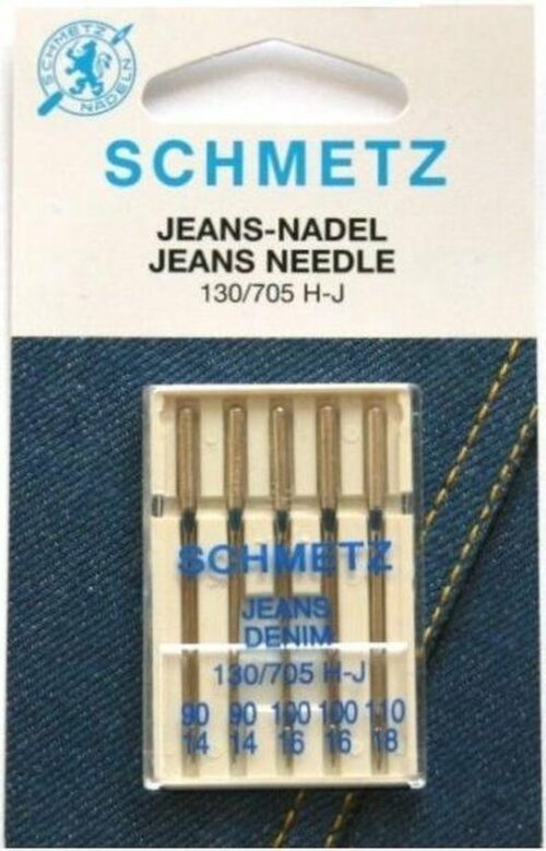 Nähmaschinennadeln Jeans-Nadel 90-110 (Schmetz)