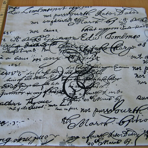 Kissenbezug Baumwolle mit Schriften