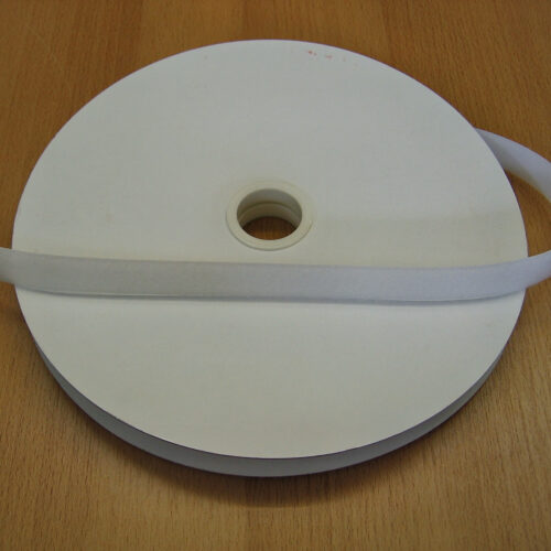 Klettband/Klettverschluß 20 mm weiß Loop (Flauschseite)