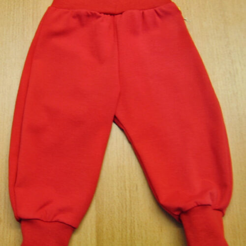 Kinderhose Jersey 62 rot uni