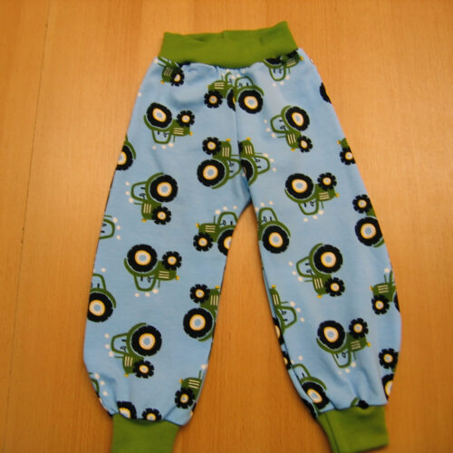 Kinderhose Jersey 92 grüne Trecker