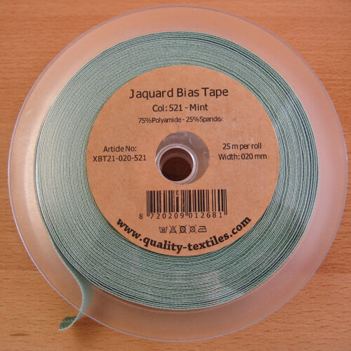 Schrägband elastisch (Falzgummi) 20 mm mint