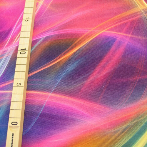 Digitaldruckstoff bunt "Waves"